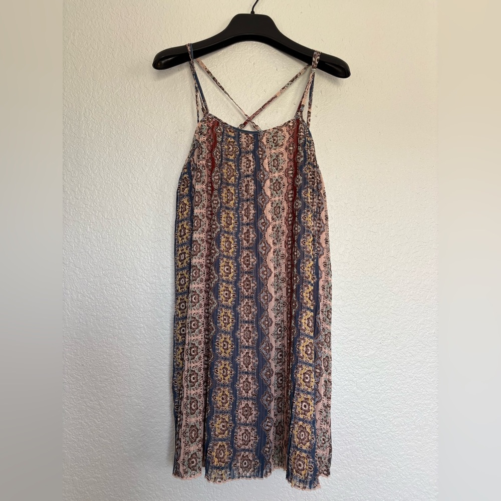 BCBG Generation Bohemian Multicolor Mini Dress